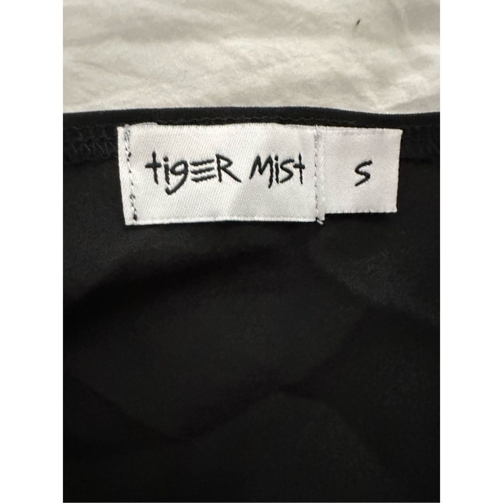Tiger Mist black tie-front top - Picture 4 of 6